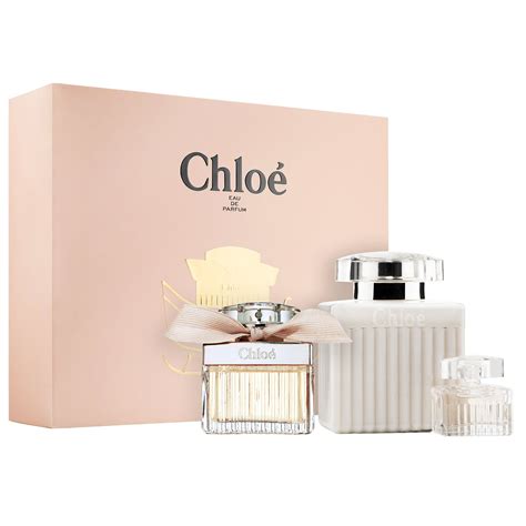 chloe perfume set with body lotion|chloe fragrance gift set.